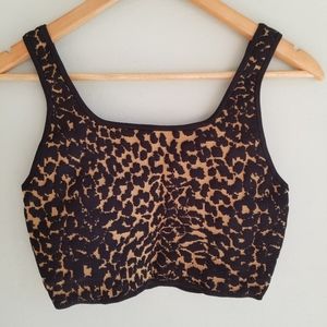 Babaton cropped knit tank